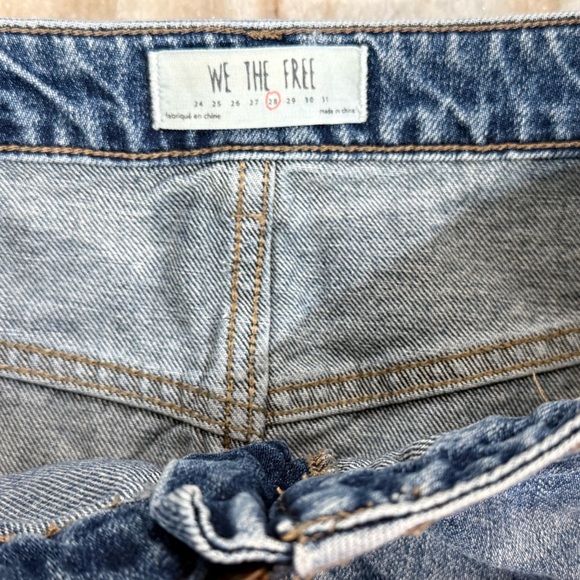 Women’s FREE PEOPLE Zip It Up Medium Wash Denim Jean
Mini Skirt Size 28 - Picture 7 of 7